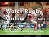 Watching Online Edinburgh vs Scarlets 27 Sep