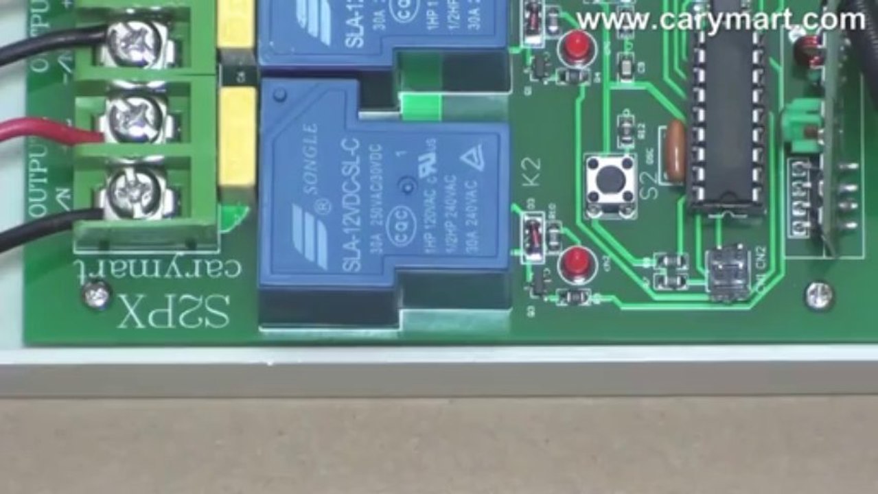 2-Way Heavy Duty AC Remote Controller Controls 2 AC Lamps