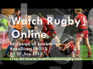 Watch Edinburgh vs Scarlets