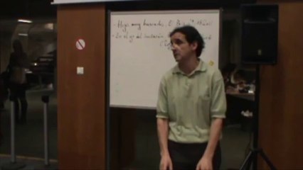 Conférence  Felix Martin Moral  "El matrimonio homosexual" - partie 2/4