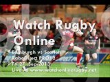 Edinburgh vs Scarlets 27 Sep 2013 18:35 GMT Coverage