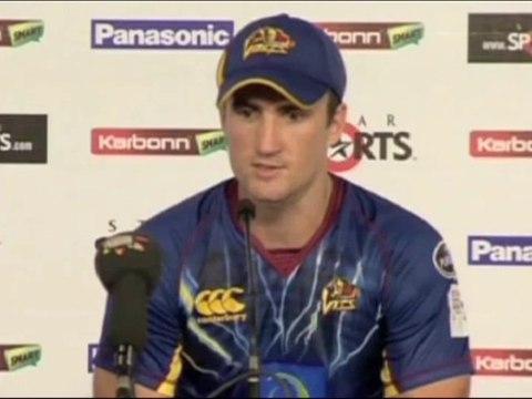 Otago Volts batsman Neil Broom press conference