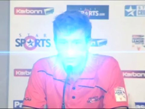 Perth Scorchers bowler Joel Paris press conference