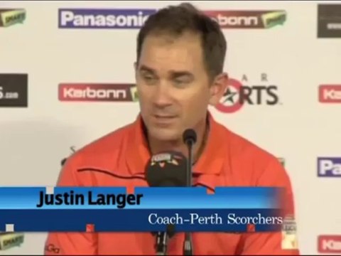 Scorchers coach Justin Langer press conference