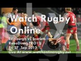 Watch Edinburgh vs Scarlets 27 Sep