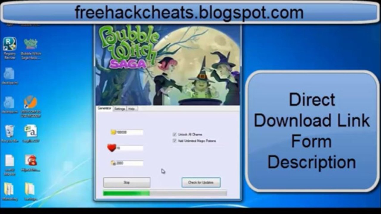 Bubble Witch Saga Hack Cheat 2013