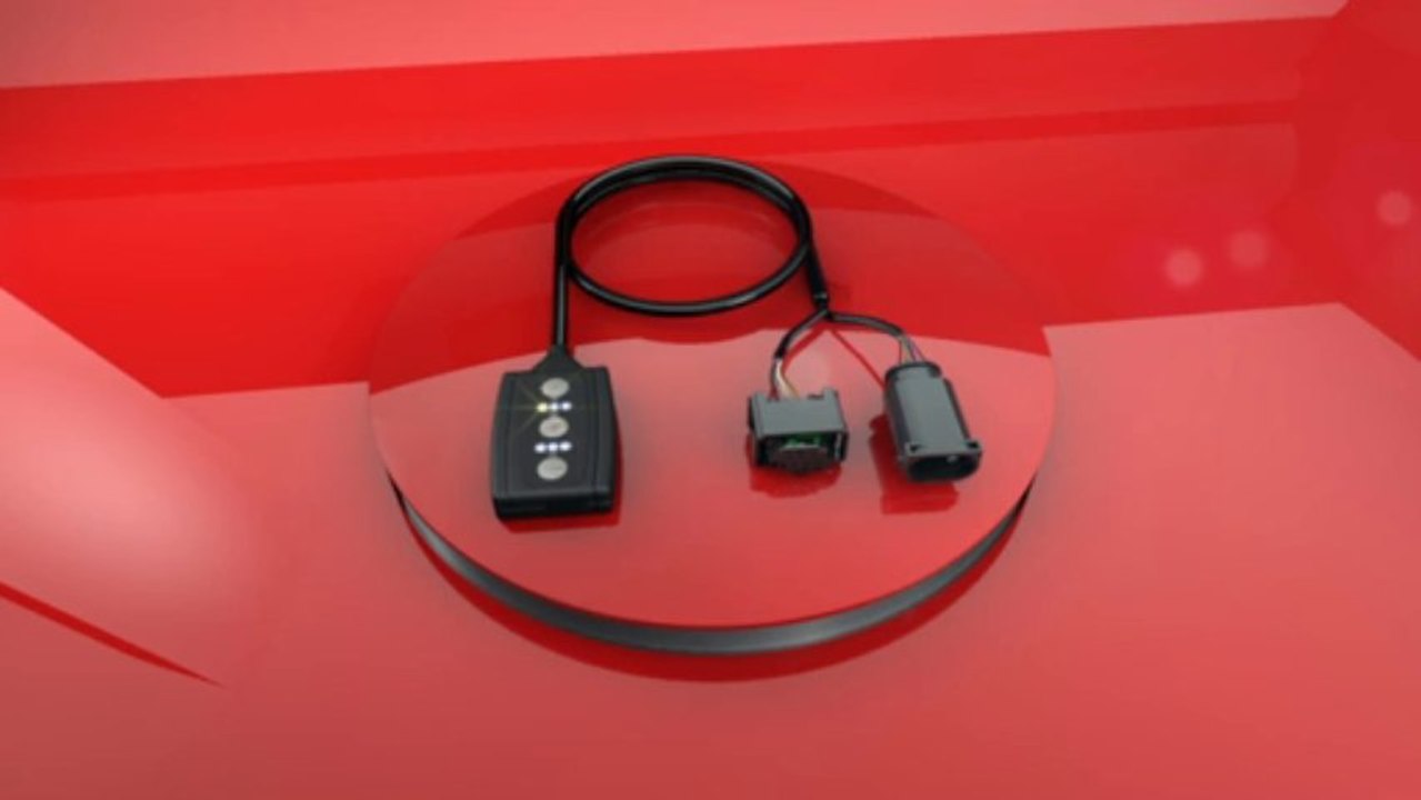 3D Video Aufbau der DTE-Systems Pedalbox