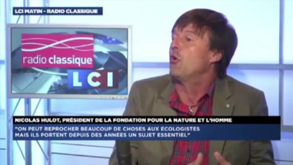 Nicolas Hulot : "Avec EELV, c'est une greffe qui n'a pas pris"