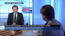 Nicolas Hulot, invité politique de Guillaume Durand avec LCI