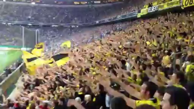 BVB-Fans Dortmuns vs 1860 München DFB-Pokal