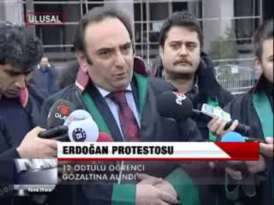ERDOĞAN PROTESTOSU