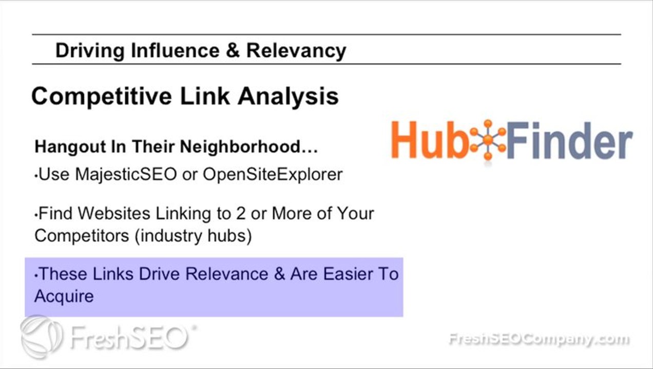 Link Building | Driving Influence & Relevancy With Competitive Link Analysis