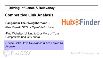Link Building | Driving Influence & Relevancy With Competitive Link Analysis