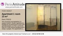 Studio Apartment for rent - Motte Piquet Grenelle, Paris - Ref. 8065