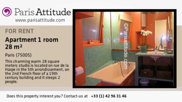 Studio Apartment for rent - Quartier Latin/St Michel, Paris - Ref. 749