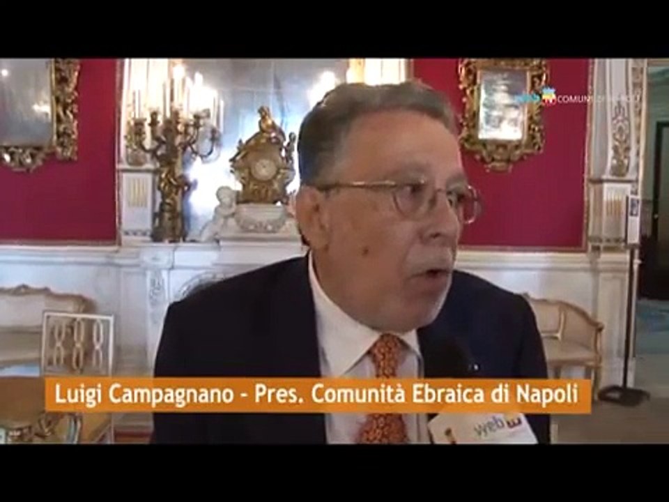 Napoli - Napolitano conclude la visita in città con la Giornata della Cultura Ebraica (29.09.13)