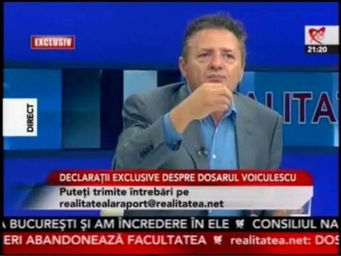 1/2 - SORIN PANTIŞ explica implicarea sa in dosarul privatizarii ICA, la Realitatea la Raport