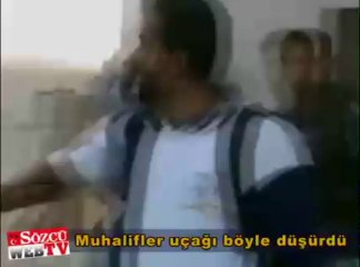 Suriye’de uçak düşürüldü