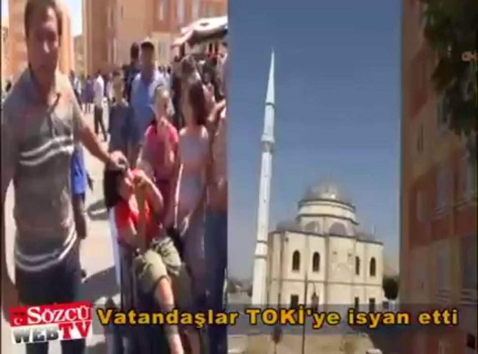 Nevşehir’de TOKİ eylemi