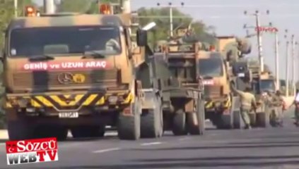 Akçakale’ye tank sevkiyatı