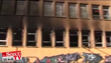 Burnumuzun dibindeki okulu da yaktılar