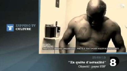 Zapping TV : Il se fait tatouer "ISF" sur le torse