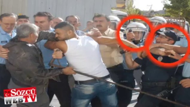 Pazarcıya da biber gazı