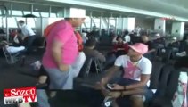 Havalimanında bir pembe panter!