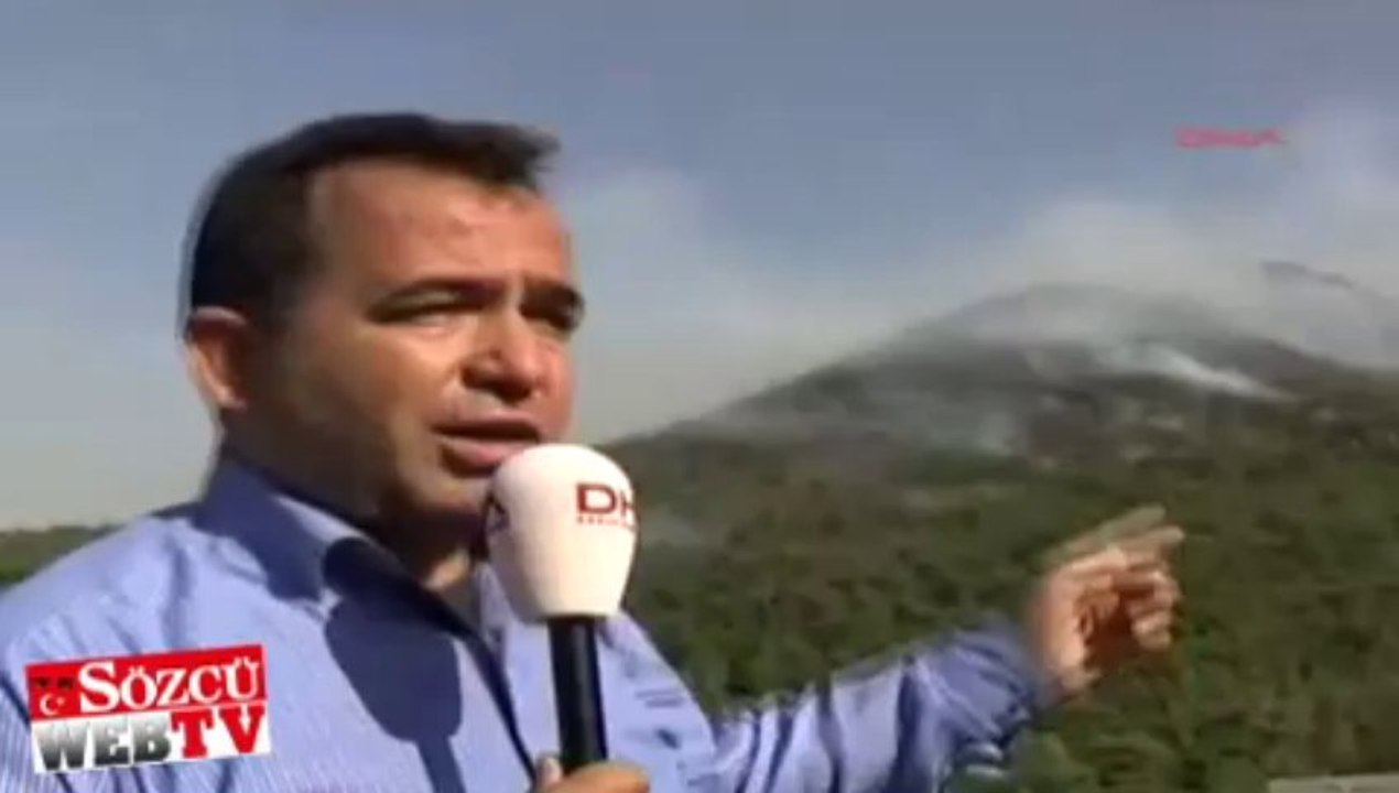 Amanos Dağları yanıyor