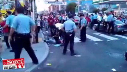 Amerikan polisi yine kadın döverken…