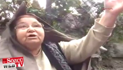 Yaşlı kadını yangından böyle kurtardılar