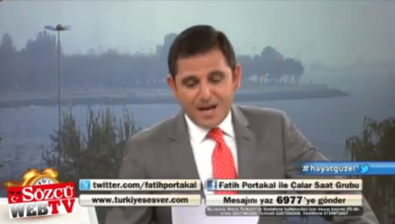 Fatih Portakal canlı yayında gözyaşlarına boğuldu