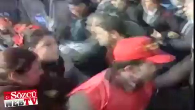 Dün öğrencileri bugün de işçileri yerlerde sürüklediler