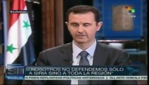 No defendemos sólo nuestros intereses, sino los de la región: Al Assad