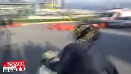 Tinerciler dehşet saçtı