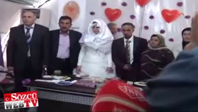Çadırkentte düğün: Resmi nikah başka bahara