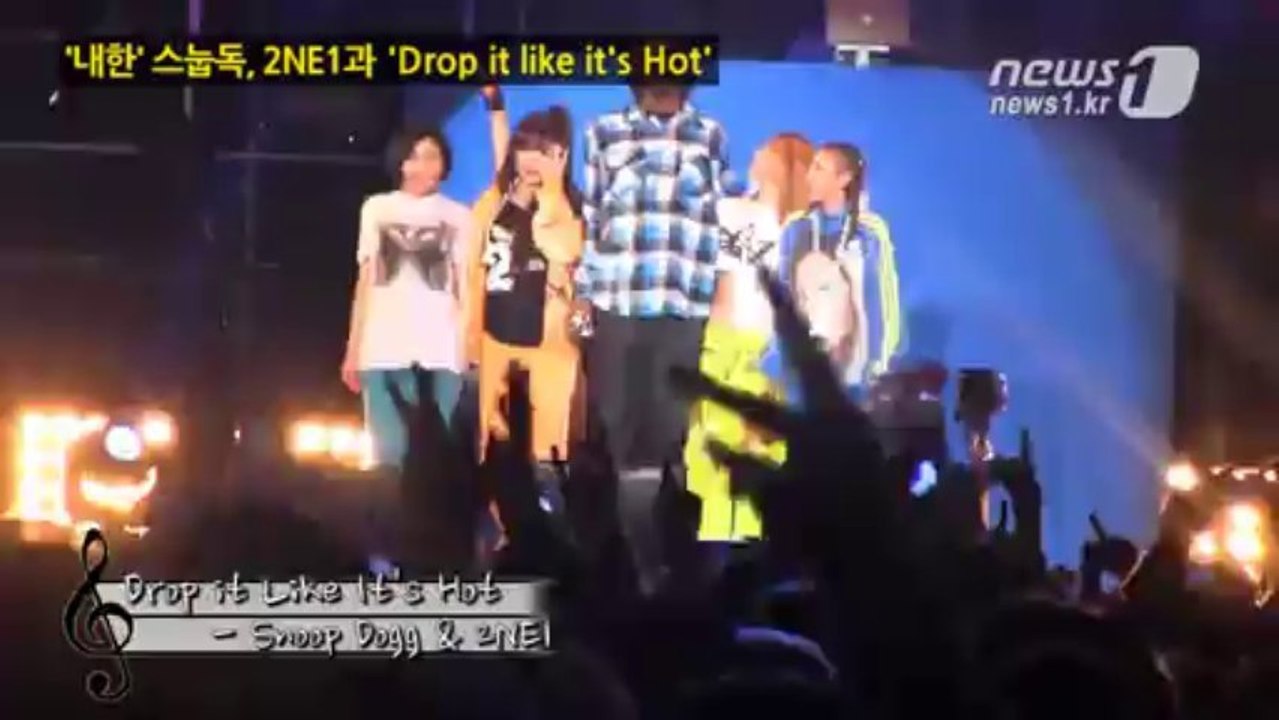 Snoop Dogg & 2NE1 "Drop It Like It's Hot" Live @ the Seoul Olympic Park, Seoul, South Korea, 05-04-2013 Pt.1