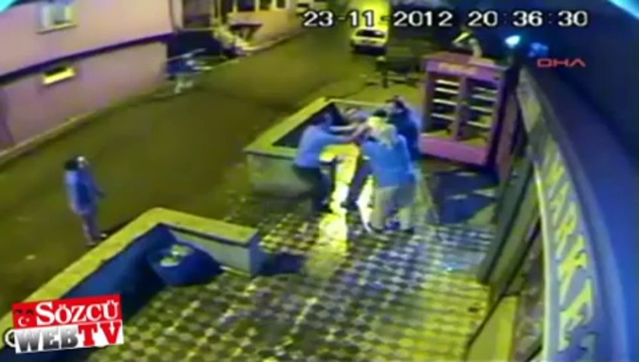 Sığındığı bakkalda kocasından böyle dayak yedi