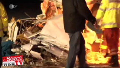 Almanya’da, uçak kazası