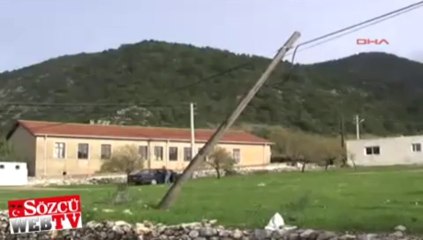 Hortum, Datça’da köyü yıkıp geçti