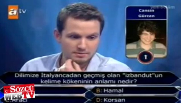 Milyoner yarışmasında google komedisi