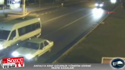 Antalya’dan Mobese’ye yansıyan kazalar
