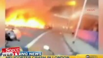 Londra’da helikopter kazası