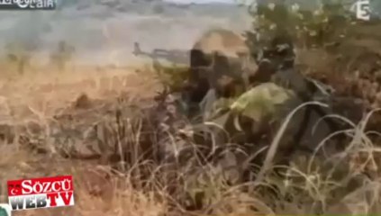 Mühimmatı kısıtlı asker öyle bir şey yapıyor ki…