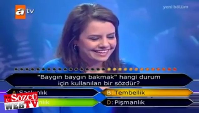 Yine bir üniversiteli yine ilk soruda elendi