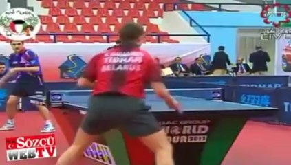 Harika atışı ağzı açık seyretti