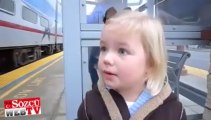 Hayatında ilk kez trene binen çocuk
