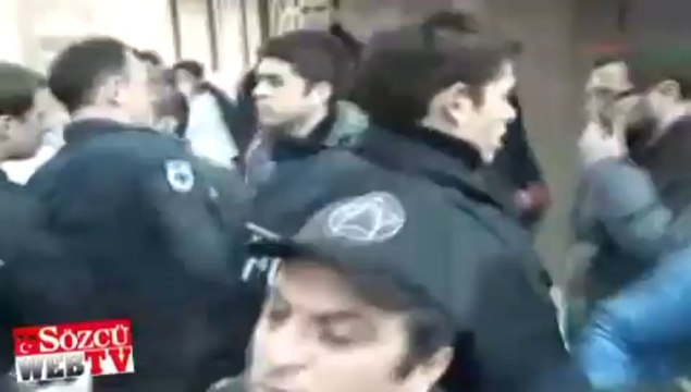 Bu sefer biber gazını polis yedi