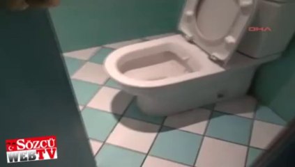 Kadınlar tuvaletinde gizli kamera şoku