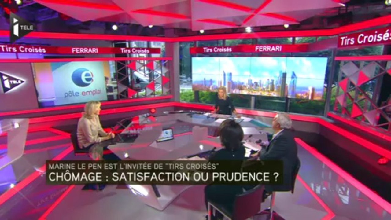 Marine Le Pen sur les chiffres du chômage : "des interrogations très lourdes"
